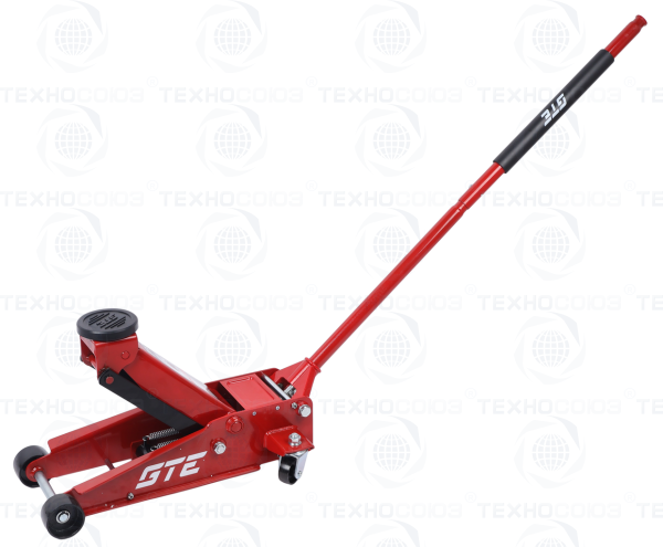 GTE-TH33007 Домкрат подкатной 3т 130-460мм двухпоршневой