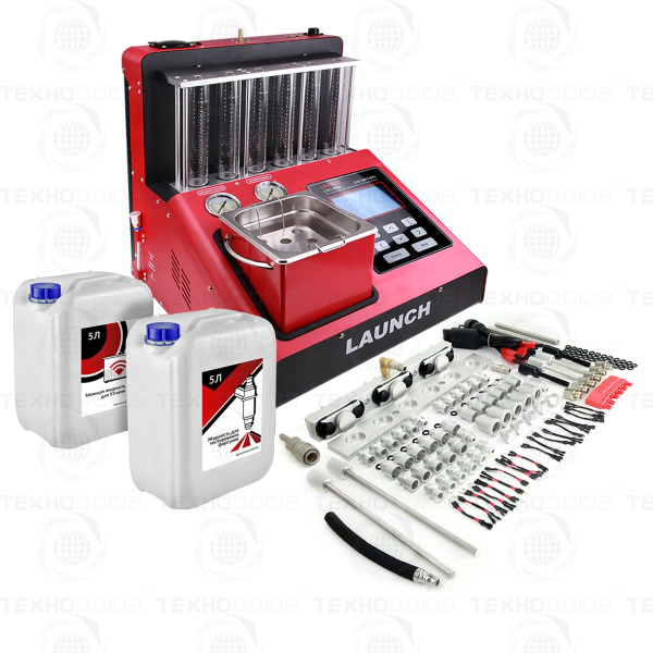 Стенд для тестирования и очистки форсунок Launch CNC-605A GDI,  FSI, GDI, MPI, для 6-и форсунок